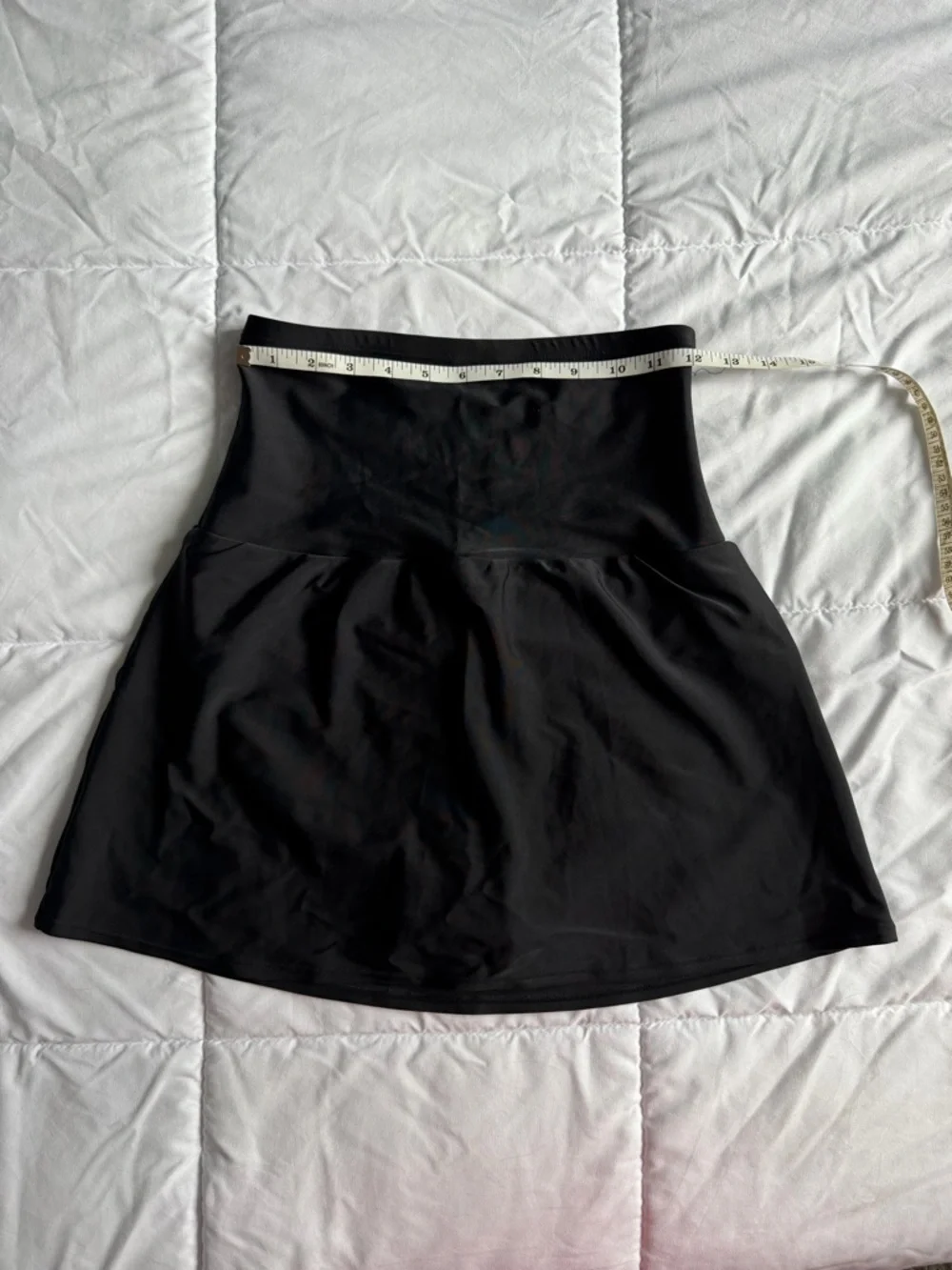 St. Johns Bay ‘Secretly Slender’ Swim Skirt Bottom Black Size 8 Women’s Slimming - Picture 4 of 7